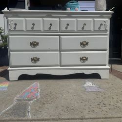 Antique White Dresser!