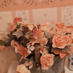Flower Silver Basket 