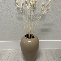 Vase - Beige Ceramic