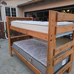 REAL WOOD Twin Bunk beds