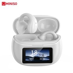 Miniso X29 NEW Full Color Display Earphone Earbuds Clip-on Earbuds Bluetooth 5.4 Touch Screen IPX5 Waterproof