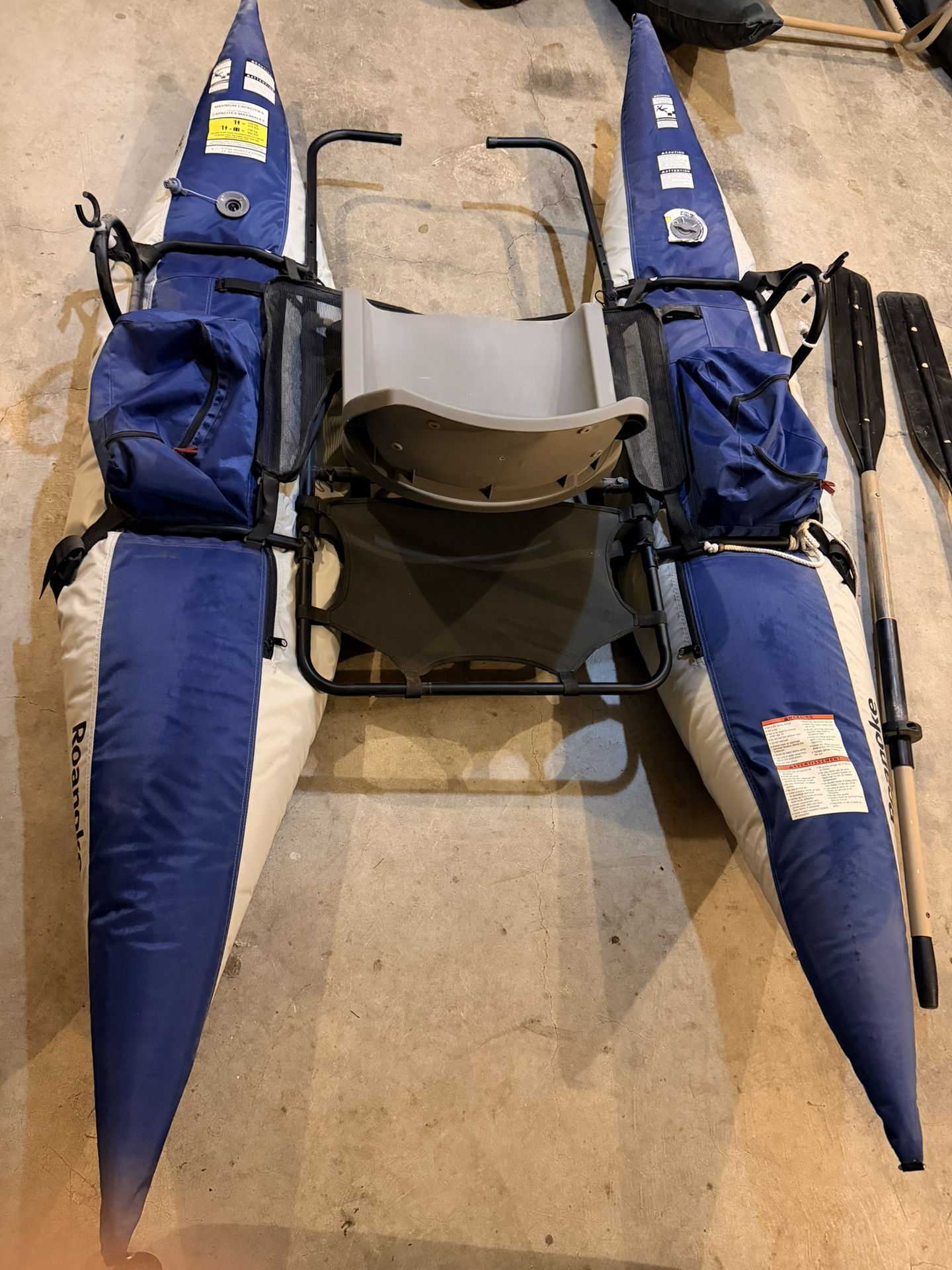 Inflatable Personal Pontoon Fishing Boats