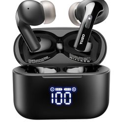  Brand: TOZO TOZO T20 Wireless Earbuds Bluetooth Headphones 48.5 Hrs Playtime with LED Digital Display, IPX8 Waterproof, Dual Mic Call Noise Cancellin