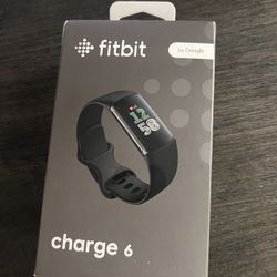 Fitbit Charge 6 by Google Obsidian Black Aluminum