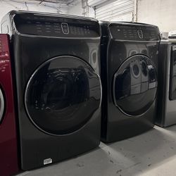 Samsung Front Load Smart Washer with Flex Wash and Dryer with Flex Dry