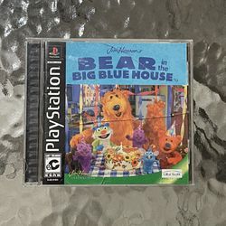 Jim Henson’s Big Bear In The Big Blue House For PlayStation / PS1 - Complete With Case + Manual