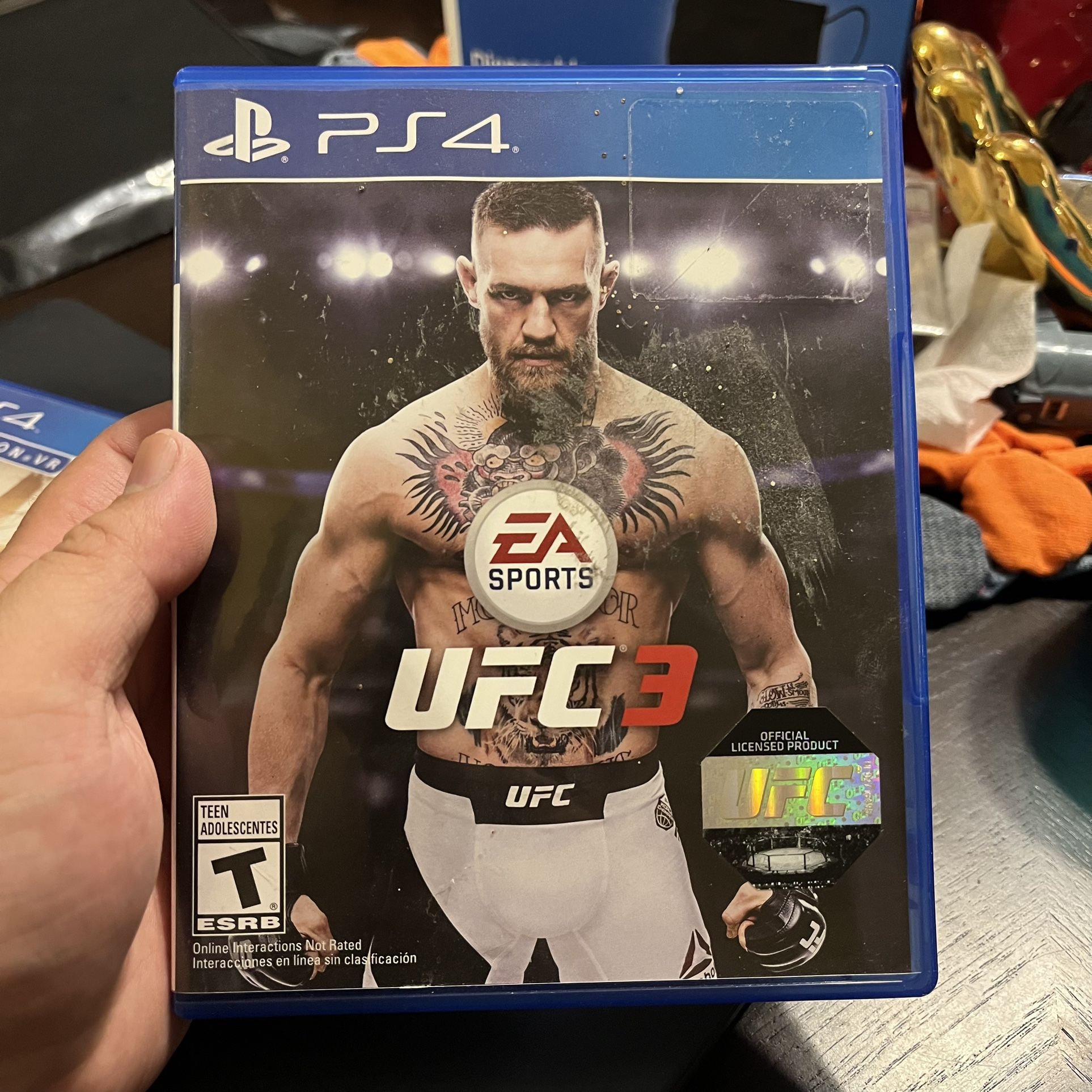 PS4 / Playstation 4 - EA Sports UFC 3 - Used / Complete
