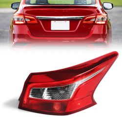 Huray Right Tail Light For Nissan Sentra 2016-2019, LED Taillight Tail Lamp Rear Brake Lamp