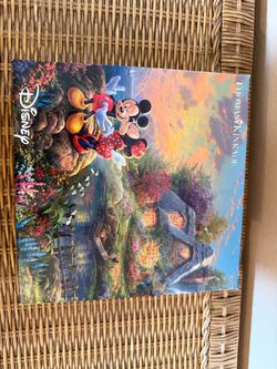 Thomas Kinkade Disney Mickey & Minnie Puzzle