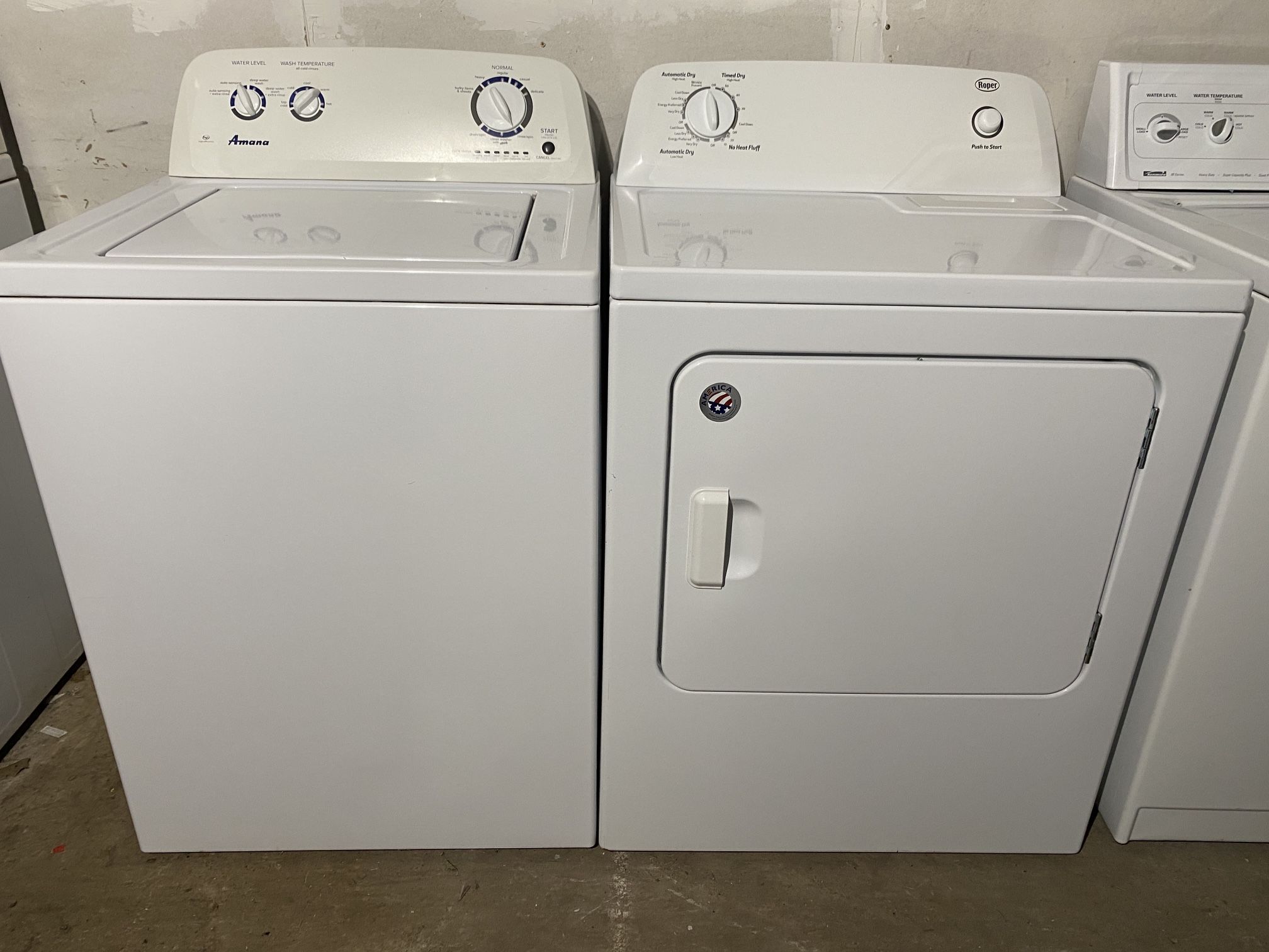 Amana Washer And Dryer