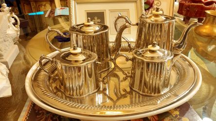 Silver coffee & tea set