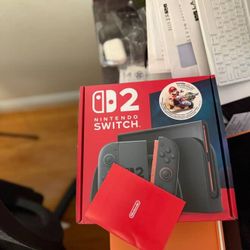 Nintendo Switch 2 With Super Mario 