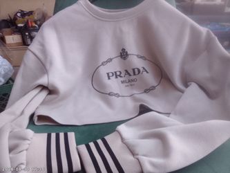 Prada Milano Cropped Sweatshirt