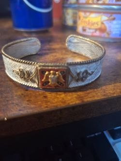 Franklin Mint Commemorative Civil War Confederate Eagle Bracelet