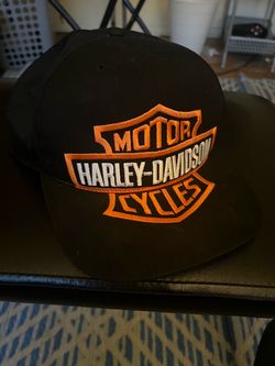 Harley-Davidson Officially Licensed SnapBack Baseball Cap Hat Vintage Rare Bar & Shield
