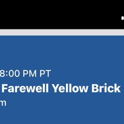 Elton John Tickets- Nov19 Dodger Stadium 