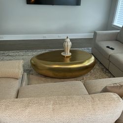 Gold Coffee Table 