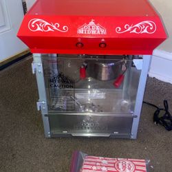 16 Oz Vintage Popcorn Machine 