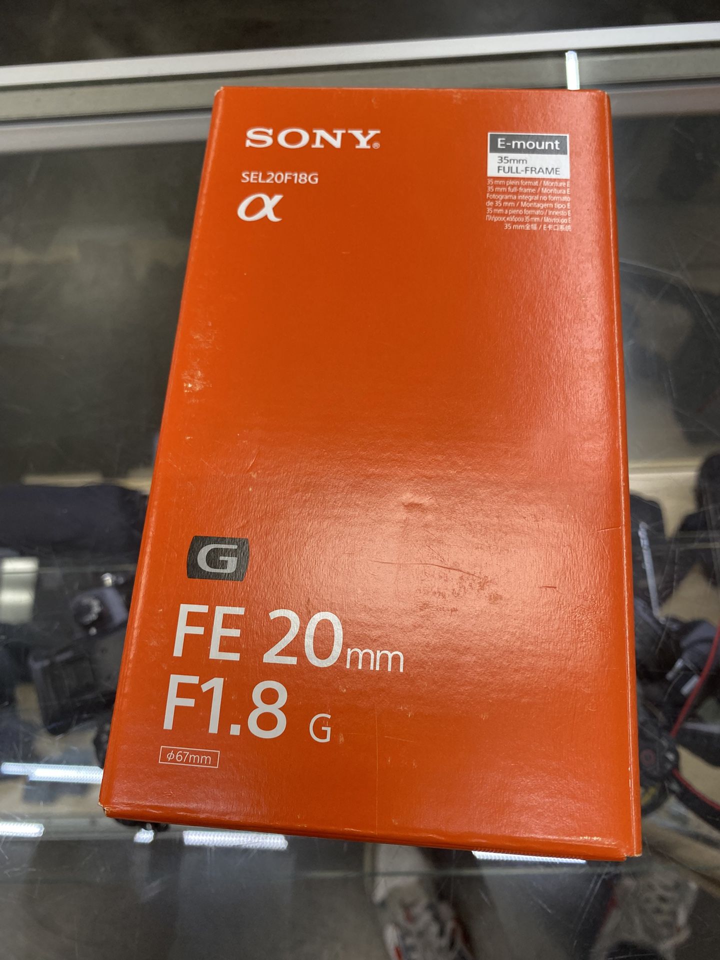 Sony FE 20mm F1.8 G Lens