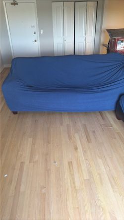 Black leather sectional couch