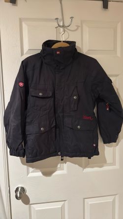 Quiksilver Youth 10 Black Snowboarding Ski Snow Winter Jacket 