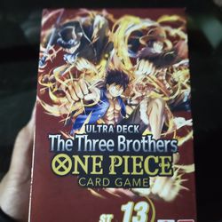 3 Brothers One Piece Ultra Deck Brand New Sealed