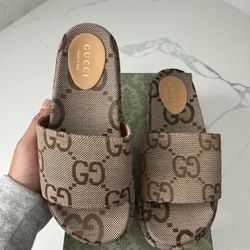 Women’s Gucci Platform Slide Sandal 