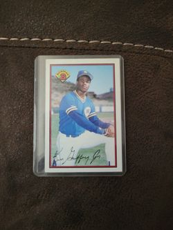 Bowman 1989 Ken Griffey Jr Rookie Card