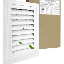 2671: New 2pk, 12"*18" Gable Vent, Aluminum Alloy Wall Vent Shed Vents with Removable Strainer and 180 Degree Opening Angle

Ideal for Attic, Shed, Ga