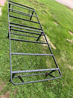 Twin size foldable metal bed frame L80” x W30”x H14”
