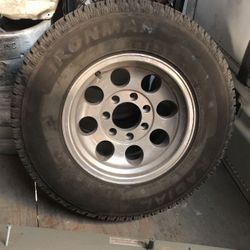 Rim 16 with 7 holes and new tire for ford truck $225