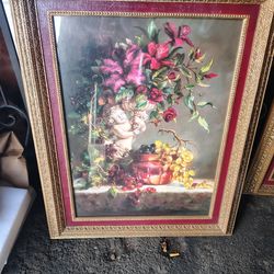 Rare cherub paintings