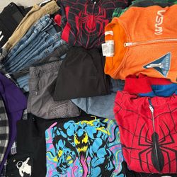 Huge 30 Pc Guc Boy Size 8-10 Clothes Lot Brands Jeans Hoodies Pjs Shirts Take All Must Sell
