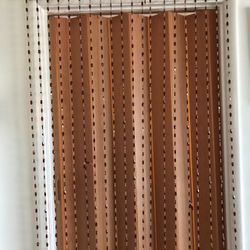 79 Inch Brown Beaded Curtains