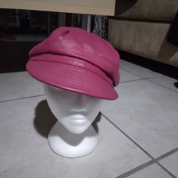 Vintage Wilsons Leather pink hat Excellent Condition