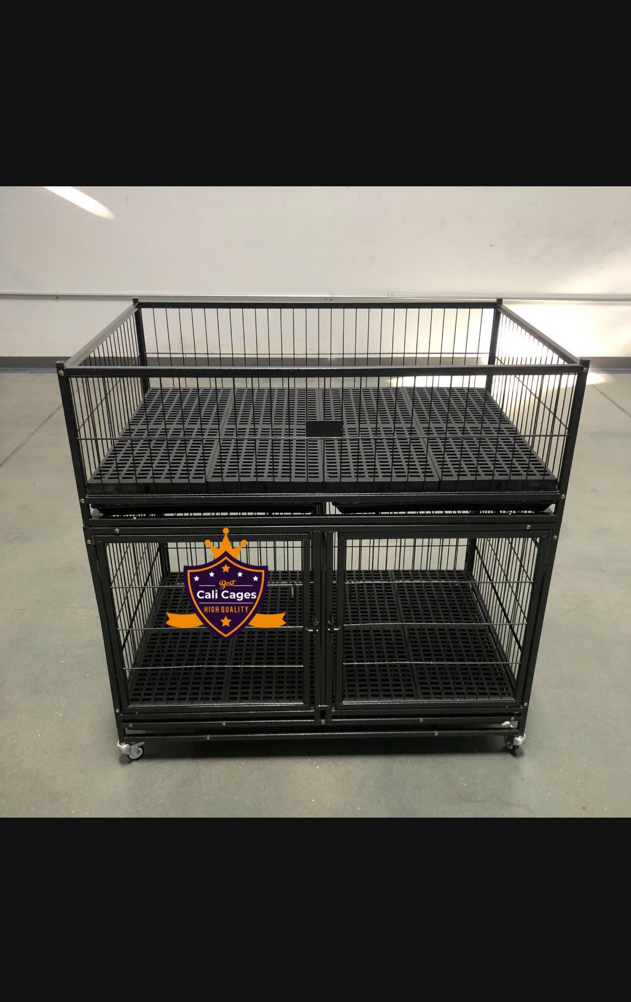 Dog Cage Kennel Size 43” With Whelp Top New In box 📦