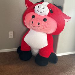 Large Pig Bull Stuffed Plush Animal