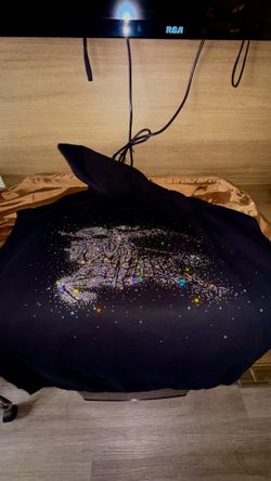 Crystal EKD Cotton Blend Hooded Poncho