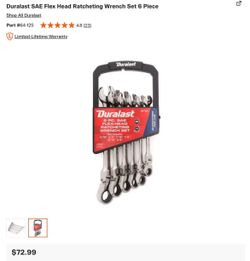 Flex-Head Ratcheting Wrench