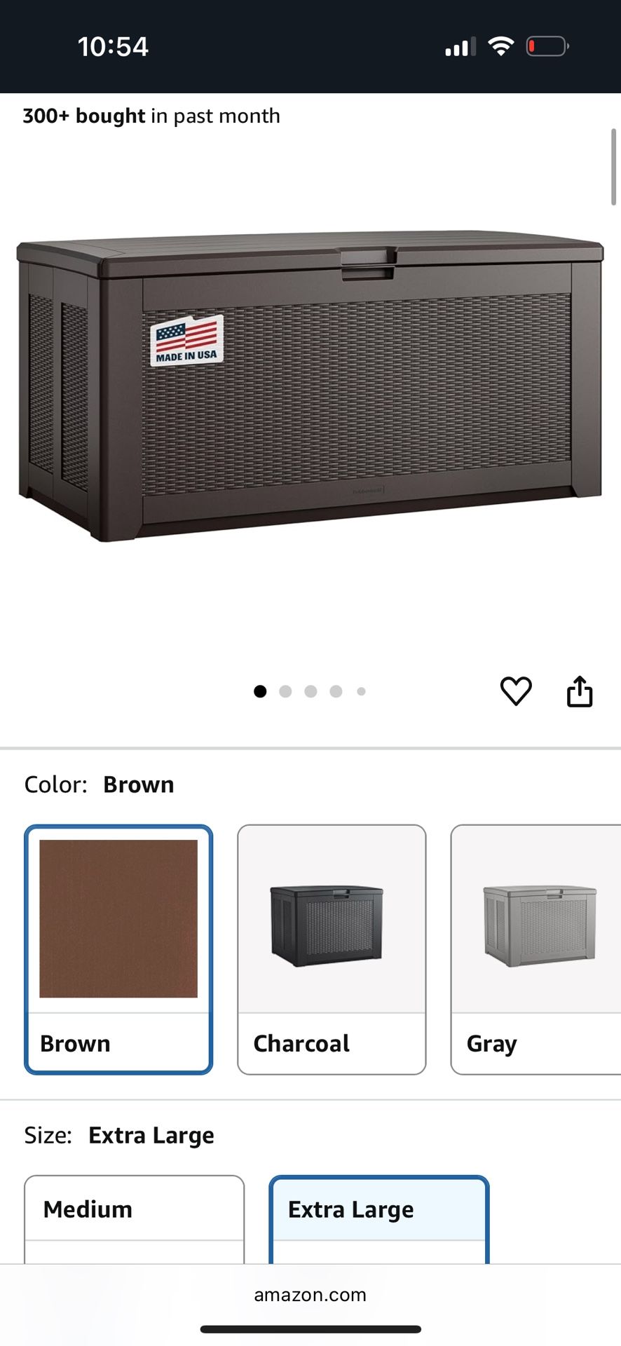 Rubbermaid Brown Storage Shed