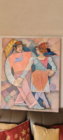 excellent work of art in oil by master Enrique Sanchez