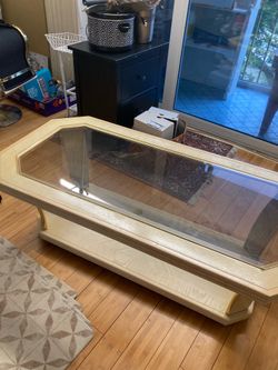 Coffee Table with wheels $60