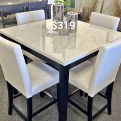 5-pc Counter Height Dining Set Brand New 