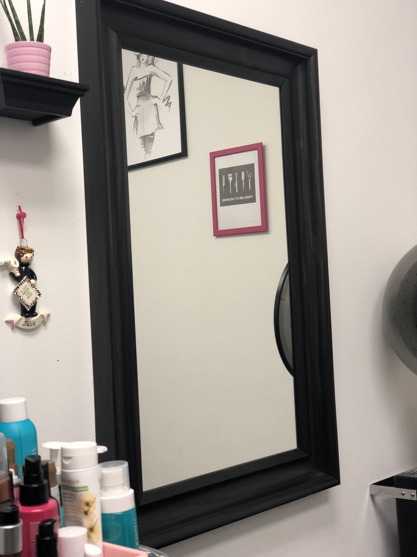 2 wall mirrors