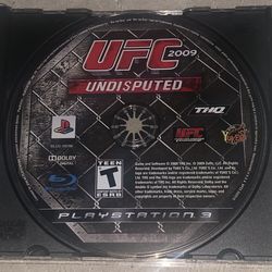 PS3 Video Game UFC Undisputed MMA Boxing Fighting PlayStation
