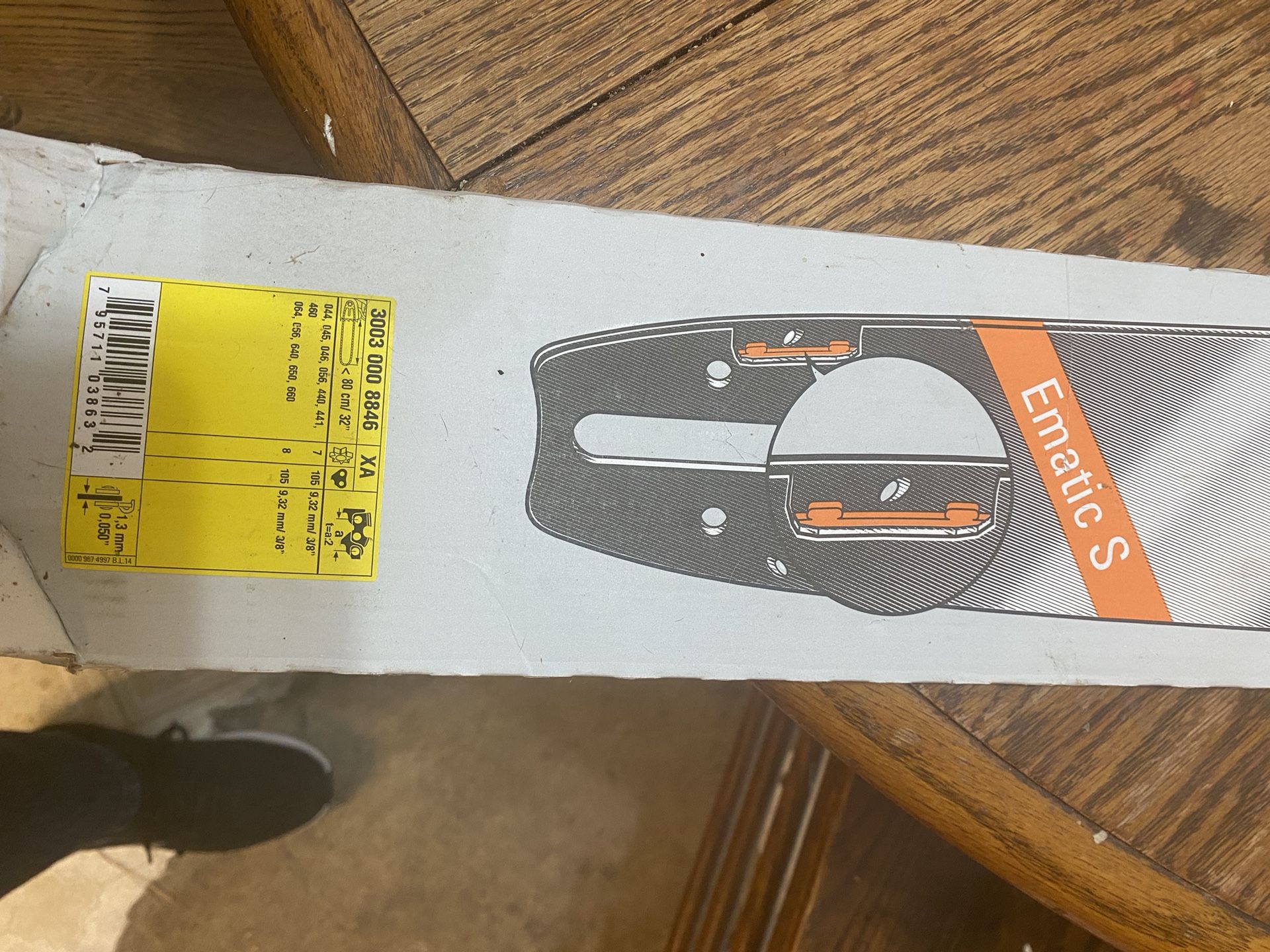 Brand New Stihl 32 Inch Emetic S Chainsaw Bar