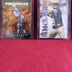 Steven McNair & Eddie George Football cards