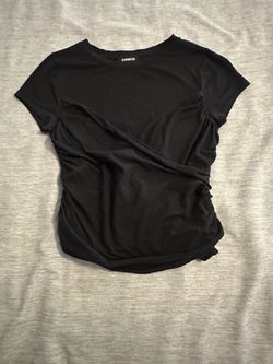 Faux wrap tshirt