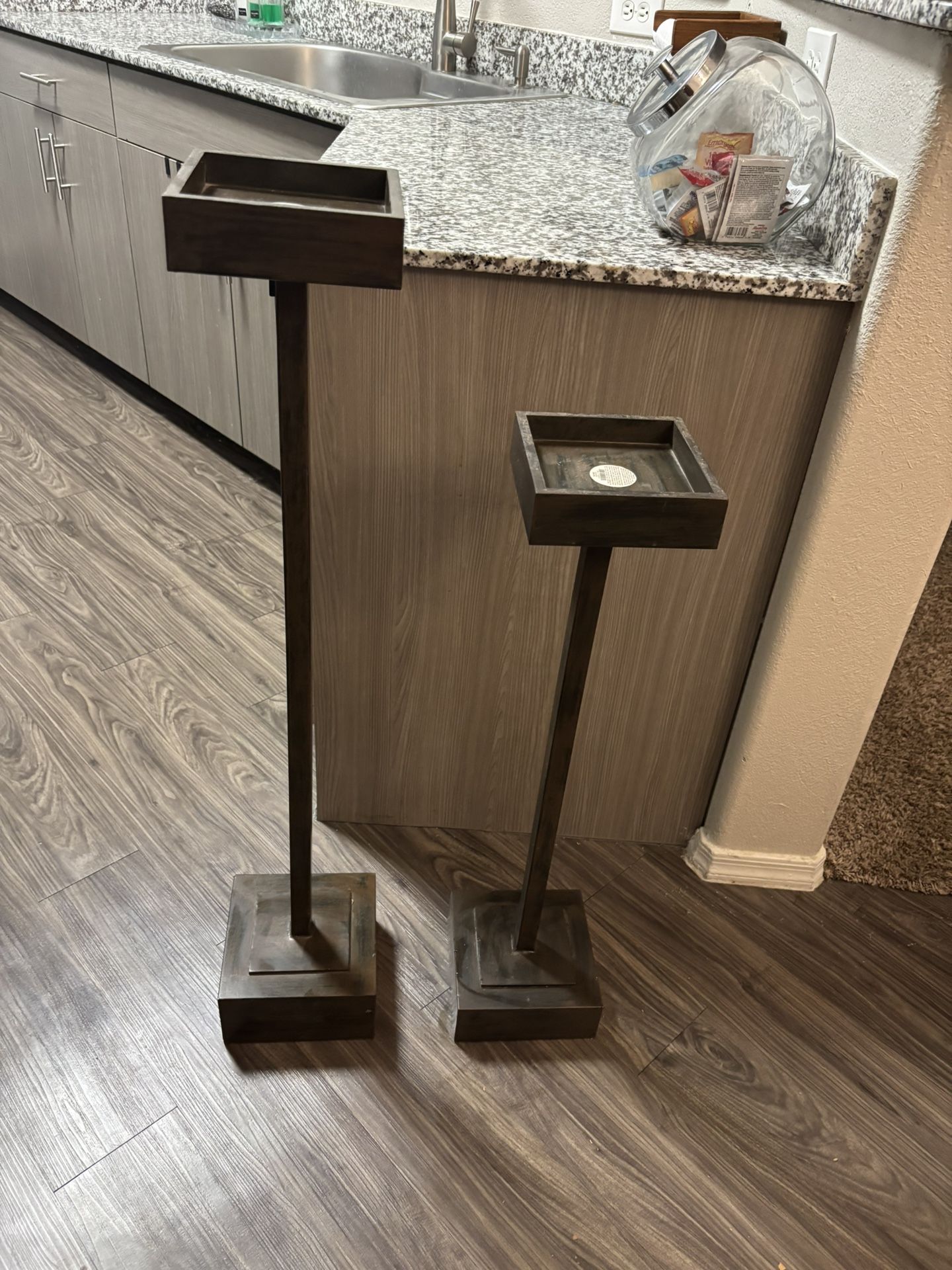 Metal Stands Candle Holders HEAVY