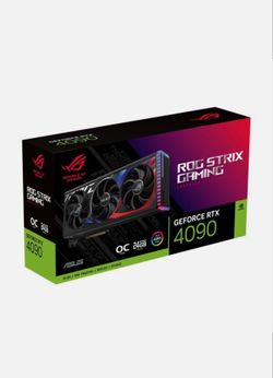 ASUS ROG STRIX 4090 OC Graphics Card + custom braided Cable Mod cables